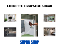 Lingette carbone essuyage 50x40