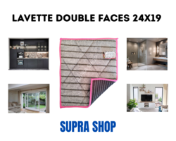 Lavette double faces 24x19