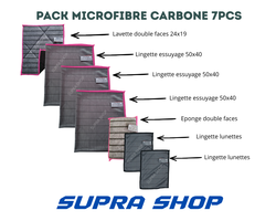 Contenu du Pack microfibre carbone
