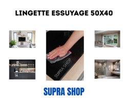 Lingette carbone essuyage 50x40