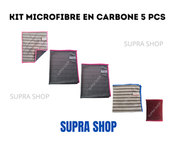Ensemble de Microfibre en carbone 5pcs