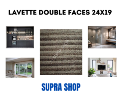 Lavette double faces 24x19