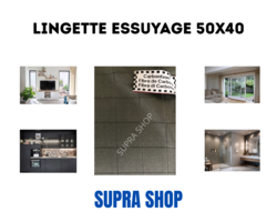 Lingette carbone essuyage 50x40