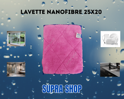 Lavette Nanofibre 20x25 double faces 