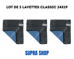 Lot de lavettes Classic 3pcs