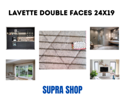 Lavette double faces 24x19